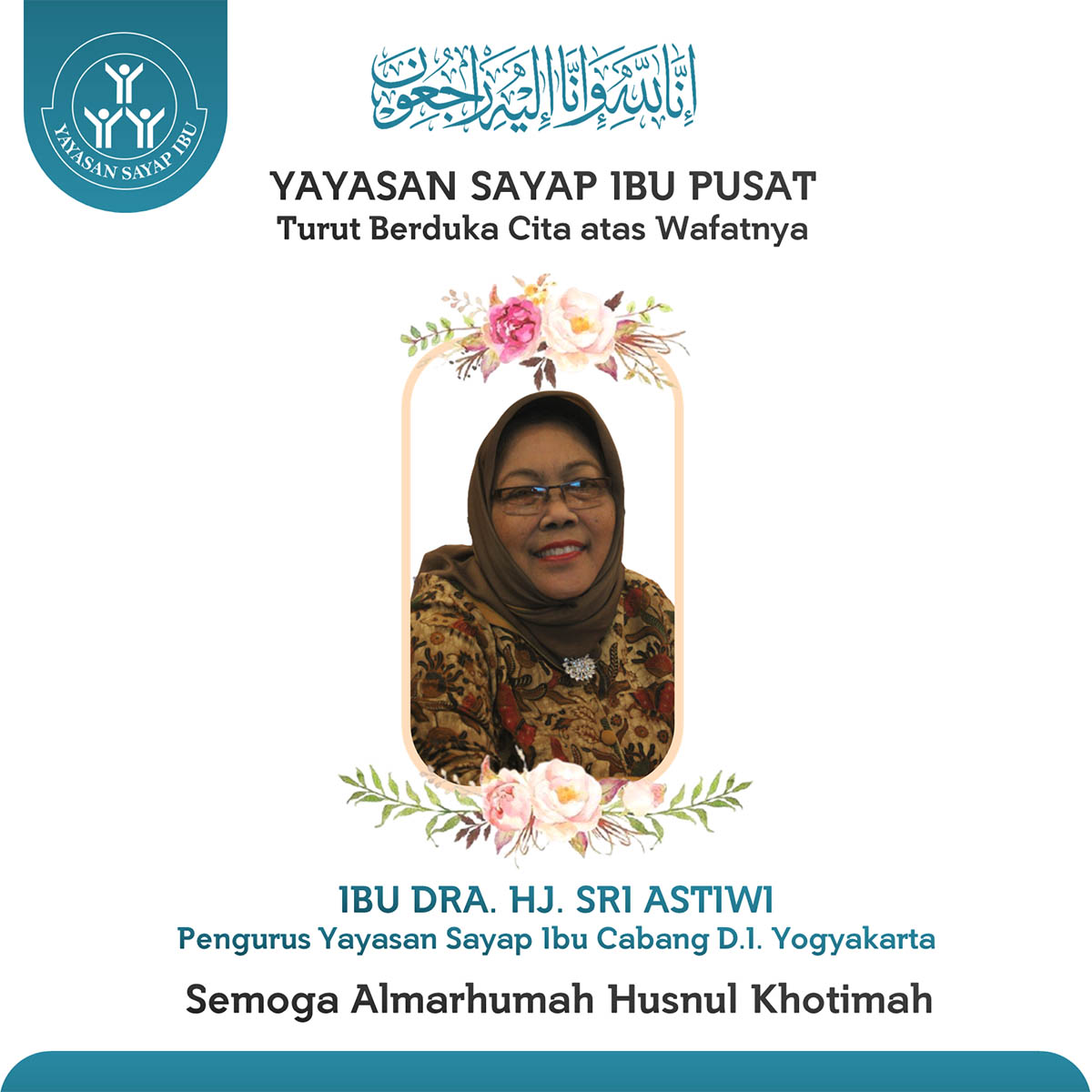 Read more about the article Turut Berduka Cita atas Wafatnya Ibu DRA.HJ. SRI ASTIWI