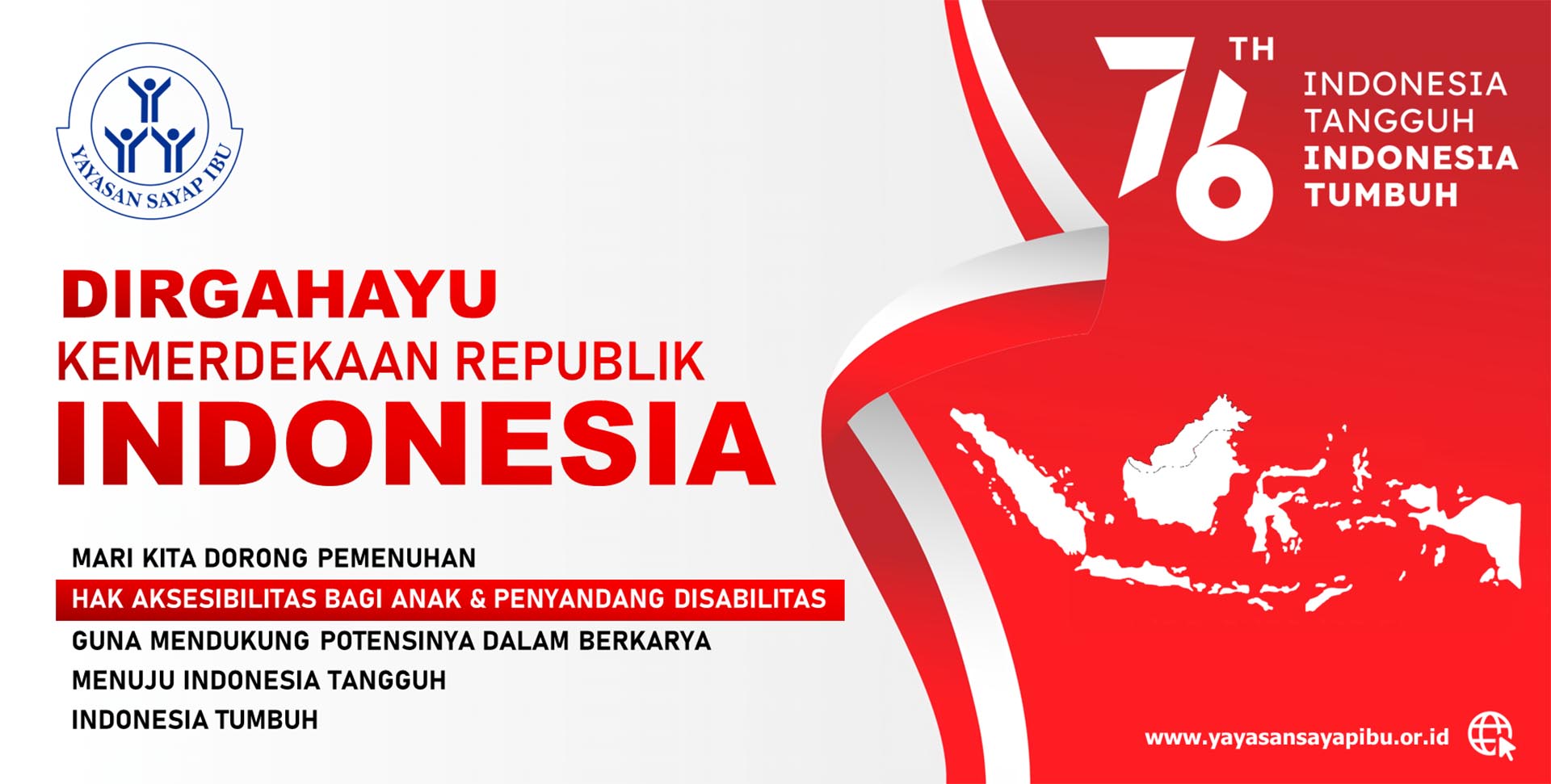 Read more about the article DIRGAHAYU KEMERDEKAAN<br>REPUBLIK INDONESIA KE 76 TAHUN